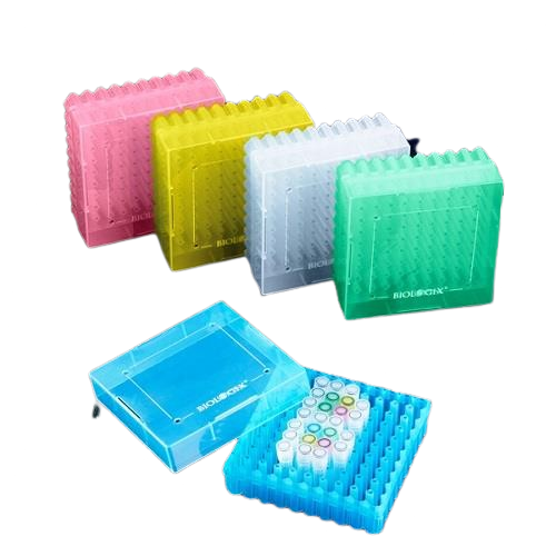 Caja de 100 pozos criogénicos caja cinco colores surtidos